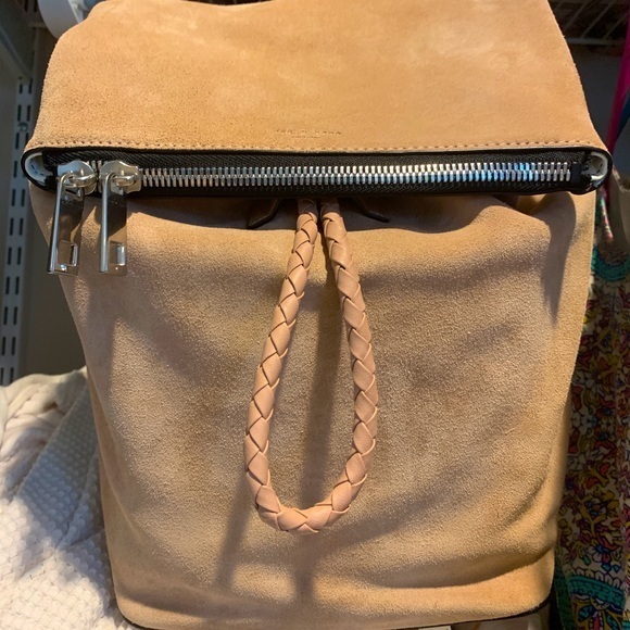 NWT Rag & Bone Loner Suede Backpack Purse - Picture 1 of 14